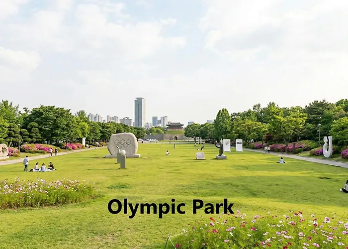 Emerald Retreat, Cheonho Near Olympic Park, 4 Min Walk From The Subway Station